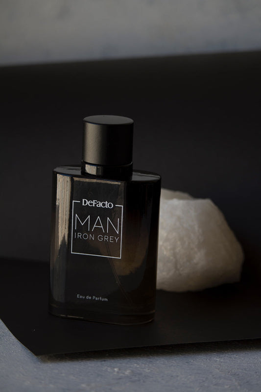 A bottle of perfume sitting on top of a table